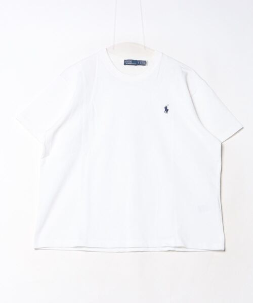 POLO RALPH LAUREN(ポロ ラルフ ローレン)の「コットン ジャージー クルーネック Tシャツ(Tシャツ/カットソー・レディース・ホワイト・M/XS/S/L/XL)」の12枚目の写真