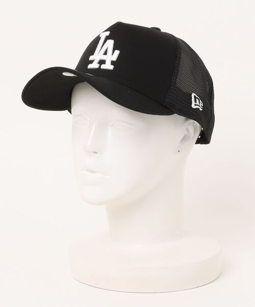 NEW ERA(ニューエラ)の「NEW ERA/ニューエラ キャップ 9FORTY A-Frame トラッカー ニューヨーク・ヤンキース/ロサンゼルス・ドジャース ブラック 14524993/14524998(キャップ・メンズ・ブラック系その他/ブラック系その他2・FREE)」の4枚目の写真
