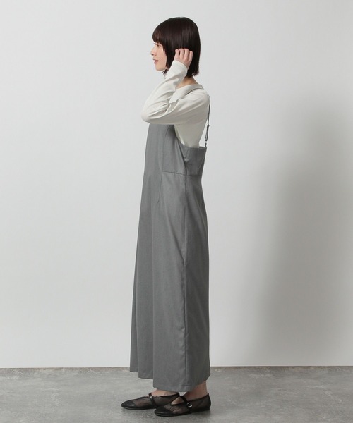 LAKOLE（ラコレ）の「スクエアネックキャミワンピース / 292589（ワンピース・レディース・ブラック/グレー・FREE）」の18枚目の写真