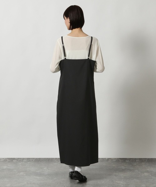 LAKOLE（ラコレ）の「スクエアネックキャミワンピース / 292589（ワンピース・レディース・ブラック/グレー・FREE）」の16枚目の写真