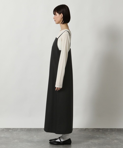 LAKOLE（ラコレ）の「スクエアネックキャミワンピース / 292589（ワンピース・レディース・ブラック/グレー・FREE）」の21枚目の写真