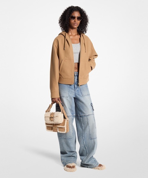 MICHAEL MICHAEL KORS ジップアップ フーディー Michael Kors ジップアップ パーカー | ブルー | FARFETCH JP