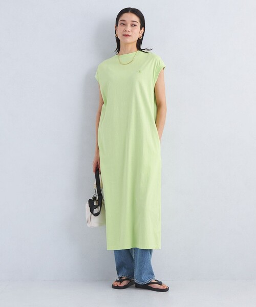 Champion（チャンピオン）の「【別注】＜Champion＞フレンチスリーブ ワンピース（ワンピース・レディース・ブラック/ライム/ネイビー・FREE）」の16枚目の写真