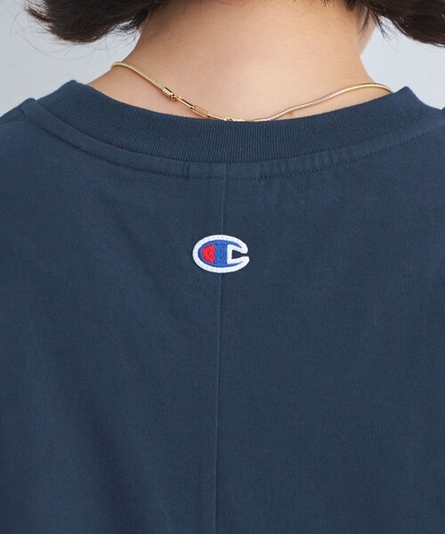 Champion（チャンピオン）の「【別注】＜Champion＞フレンチスリーブ ワンピース（ワンピース・レディース・ブラック/ライム/ネイビー・FREE）」の7枚目の写真