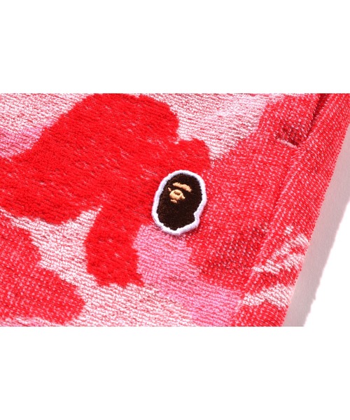 A BATHING APE(アベイシングエイプ)の「ABC CAMO PILE ONE POINT SWEAT SHORTS(スウェットパンツ・メンズ・ブルー/グリーン/ピンク・MEDIUM/X-LARGE/XX-LARGE/LARGE/SMALL)」の9枚目の写真