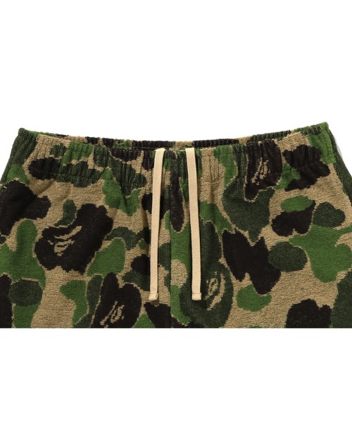 A BATHING APE(アベイシングエイプ)の「ABC CAMO PILE ONE POINT SWEAT SHORTS(スウェットパンツ・メンズ・ブルー/グリーン/ピンク・MEDIUM/X-LARGE/XX-LARGE/LARGE/SMALL)」の10枚目の写真