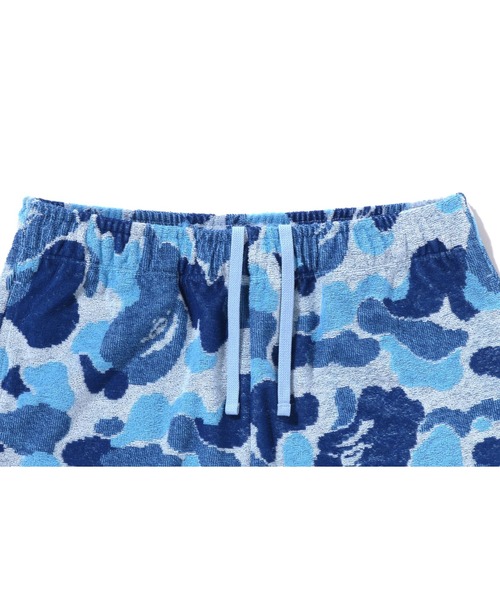 A BATHING APE(アベイシングエイプ)の「ABC CAMO PILE ONE POINT SWEAT SHORTS(スウェットパンツ・メンズ・ブルー/グリーン/ピンク・MEDIUM/X-LARGE/XX-LARGE/LARGE/SMALL)」の11枚目の写真