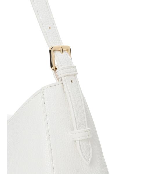 Te chichi（テチチ）の「Tメタルワンショルダーバッグ《2025spring catalog item》（ハンドバッグ・レディース・ブラウン/ホワイト・F）」の8枚目の写真