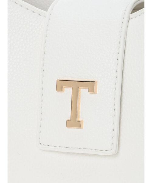 Te chichi（テチチ）の「Tメタルワンショルダーバッグ《2025spring catalog item》（ハンドバッグ・レディース・ブラウン/ホワイト・F）」の9枚目の写真