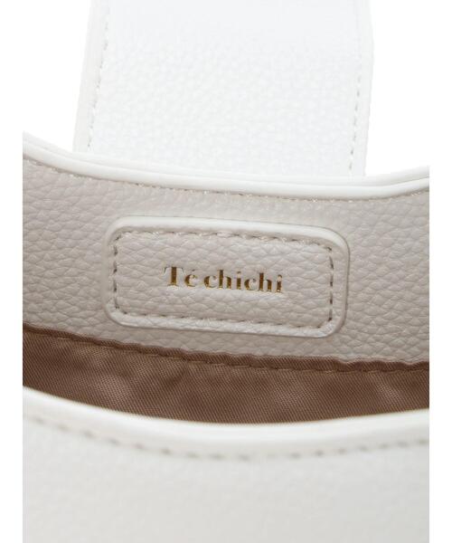 Te chichi（テチチ）の「Tメタルワンショルダーバッグ《2025spring catalog item》（ハンドバッグ・レディース・ブラウン/ホワイト・F）」の10枚目の写真