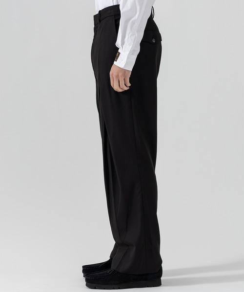 D.Nart.Ampta(ディーナ―トアンプタ)の「D.Nart.Ampta(ディー・ナート・アンプタ)5Tack Slacks スラックス ロングパンツ タックパンツ(スラックス・メンズ・ブラック/ネイビー・L/M/S)」の3枚目の写真