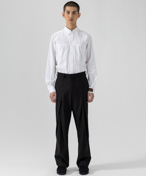 D.Nart.Ampta(ディーナ―トアンプタ)の「D.Nart.Ampta(ディー・ナート・アンプタ)5Tack Slacks スラックス ロングパンツ タックパンツ(スラックス・メンズ・ブラック/ネイビー・L/M/S)」の6枚目の写真