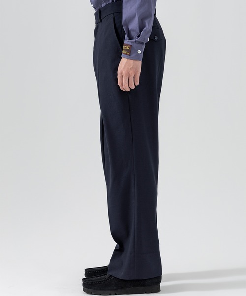D.Nart.Ampta(ディーナ―トアンプタ)の「D.Nart.Ampta(ディー・ナート・アンプタ)5Tack Slacks スラックス ロングパンツ タックパンツ(スラックス・メンズ・ブラック/ネイビー・L/M/S)」の8枚目の写真