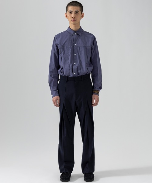 D.Nart.Ampta(ディーナ―トアンプタ)の「D.Nart.Ampta(ディー・ナート・アンプタ)5Tack Slacks スラックス ロングパンツ タックパンツ(スラックス・メンズ・ブラック/ネイビー・L/M/S)」の11枚目の写真