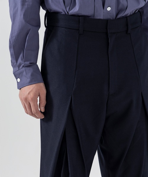 D.Nart.Ampta(ディーナ―トアンプタ)の「D.Nart.Ampta(ディー・ナート・アンプタ)5Tack Slacks スラックス ロングパンツ タックパンツ(スラックス・メンズ・ブラック/ネイビー・L/M/S)」の13枚目の写真