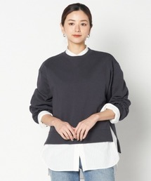 SIDE SLIT SWEAT SHIRT
