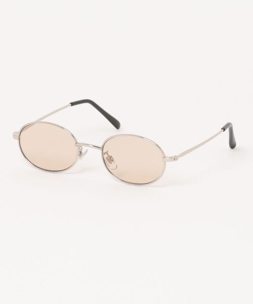 Revo.（レボ）の「OVAL COLOR LENS GLASSES / メタルフレーム オーバル型 カラーレンズ サングラス 伊達メガネ UVカット（メガネ・メンズ・シルバー/ゴールド/ライトグレー/ライトブルー/ライトブラウン・FREE）」の2枚目の写真