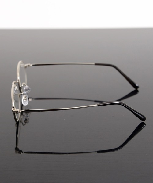 Revo.（レボ）の「OVAL COLOR LENS GLASSES / メタルフレーム オーバル型 カラーレンズ サングラス 伊達メガネ UVカット（メガネ・メンズ・シルバー/ゴールド/ライトグレー/ライトブルー/ライトブラウン・FREE）」の8枚目の写真