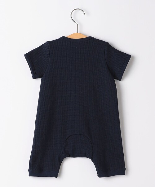 SHIPS（シップス）の「SHIPS KIDS:70～80cm / ストレッチ サーマル ロンパース（ロンパース・キッズ・ネイビー/ライトグレー・70/80）」の3枚目の写真