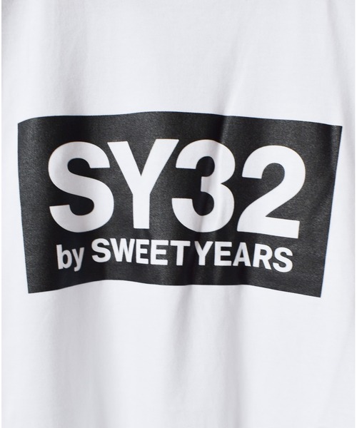 SY32 by SWEET YEARS(エスワイサーティトゥバイスィートイヤーズ)の「【RS】【SY32 by SWEET YEARS】BOXロゴT(Tシャツ/カットソー・メンズ・ブラック系その他3/ブラック系その他/ブラック系その他2/ブラック/ホワイト/ホワイト系その他・SMALL/XX-LARGE/X-LARGE/MEDIUM/LARGE)」の17枚目の写真