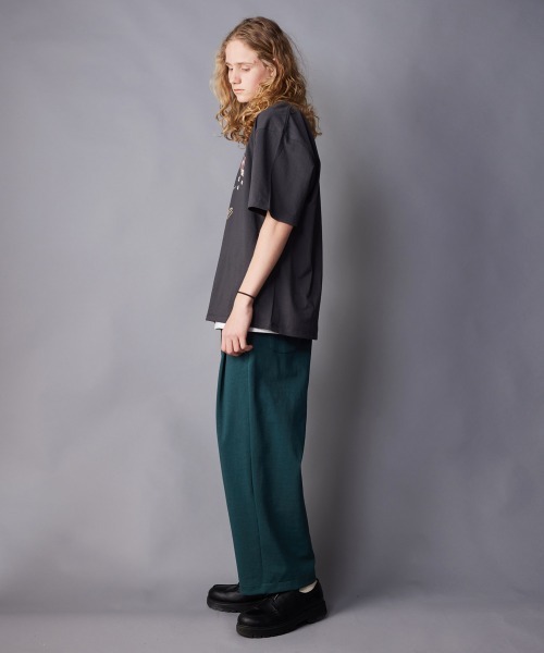 rehacer(レアセル)の「rehacer : Loop Wheel Tank Pants / ループウイール(吊り編み) タンク パンツ(その他パンツ・メンズ・グリーン/ネイビー/ブラック/アイボリー・MEDIUM/SMALL/LARGE)」の17枚目の写真
