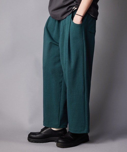 rehacer(レアセル)の「rehacer : Loop Wheel Tank Pants / ループウイール(吊り編み) タンク パンツ(その他パンツ・メンズ・グリーン/ネイビー/ブラック/アイボリー・MEDIUM/SMALL/LARGE)」の15枚目の写真