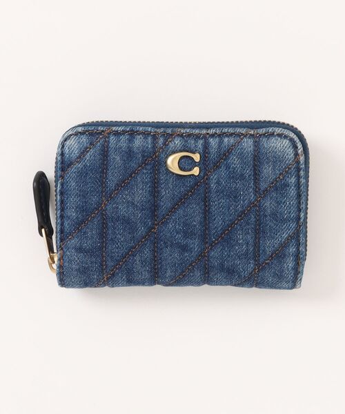 1点のみ！高級感キルティング 新品 COACH コーチ ケース 小銭入れ セール】エッセンシャル スモール ジップ アラウンド カード ケース