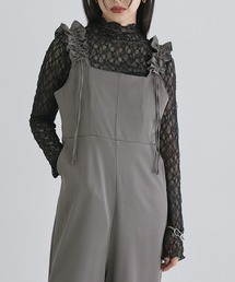 ECLAM（クラム）の「バックリボンデザインオールインワン（つなぎ/オールインワン）」