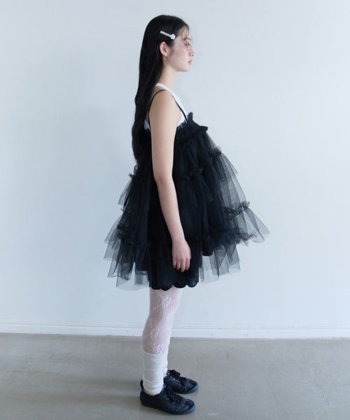 セール】tulle tiered tunic camisole（キャミソール）｜HONEY
