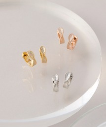 ◆金属アレルギー対応◆◆made in japan◆【片手でスムースワンタッチ】クロススターダスト ミニスムースピアス
