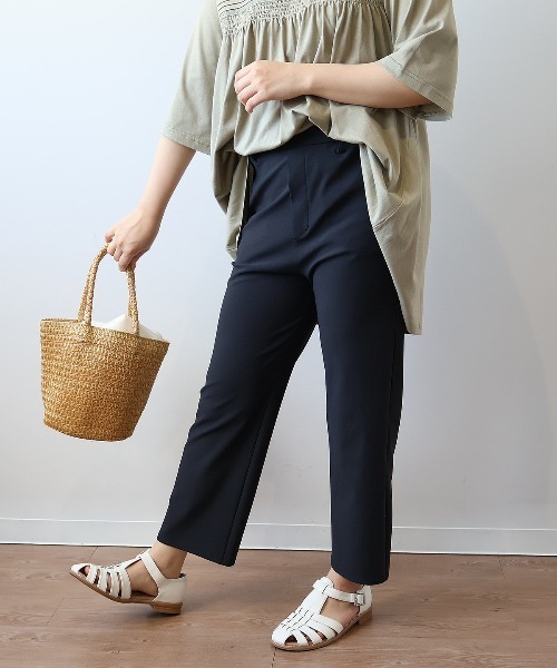 セール】【L～6L 大きいサイズ】吸湿速乾 ストレッチ クロプトパンツ