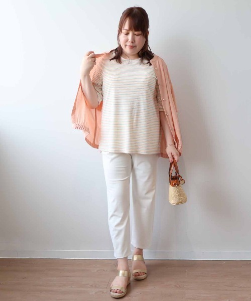 セール】【L～6L 大きいサイズ】吸湿速乾 ストレッチ クロプトパンツ