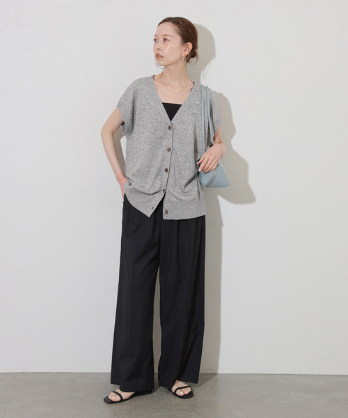 リネンレーヨンニュアンスベスト（ベスト）｜JOURNAL STANDARD