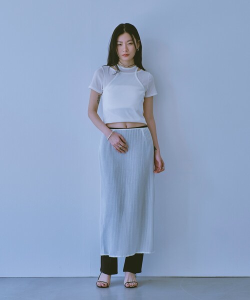 カットソー layered mini tee layered mini tee（カットソー） | CODE A（コードエー