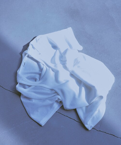 CODE A(コードエー)の「layered mini tee(Tシャツ/カットソー・レディース・ブラック/ライトグレー/ホワイト/ライトイエロー系・00)」の19枚目の写真