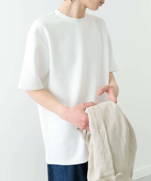 ITEMS URBANRESEARCH（アイテムズ アーバンリサーチ）の「ダンボールショートスリーブカットソー（Tシャツ/カットソー・メンズ・ブラック/ホワイト/その他1・SMALL/LARGE/MEDIUM）」の4枚目の写真
