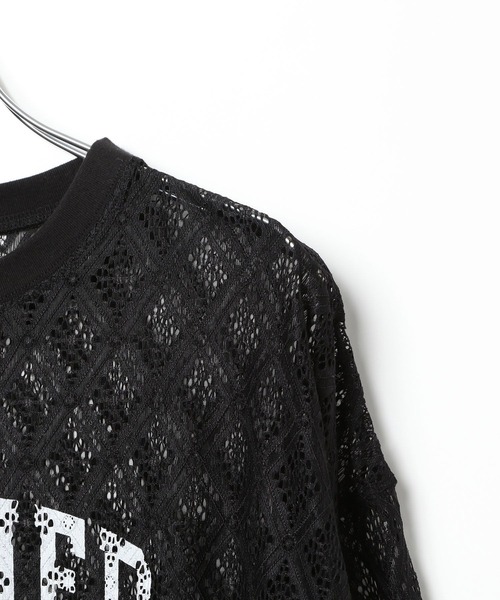 LEPSIM（レプシィム）の「レースメッシュロゴプルオーバー　327294（Tシャツ/カットソー・レディース・アイボリー/ブラック・FREE）」の20枚目の写真