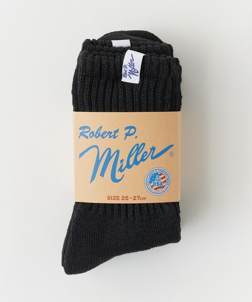 MILLER（ミラー）の「R.P.miller/ミラー リブソックス 3P 2026新作　再入荷（ソックス/靴下・メンズ・マルチ/ブラック/ホワイト/グレー・25-27）」の9枚目の写真
