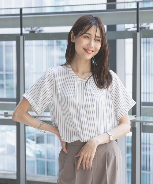 Gjmptw専用 セール】キレイつづく2WAYタック半袖/288566（シャツ/ブラウス