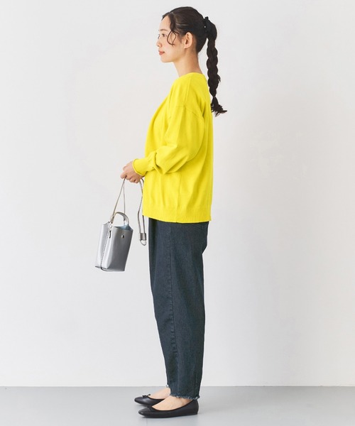 and myera（アンド マイラ）の「ａｎｄ　ｍｙｅｒａ　カーデとＴシャツのセット（アンサンブル・レディース・イエロー/ブルー・L/M/LL/S）」の8枚目の写真