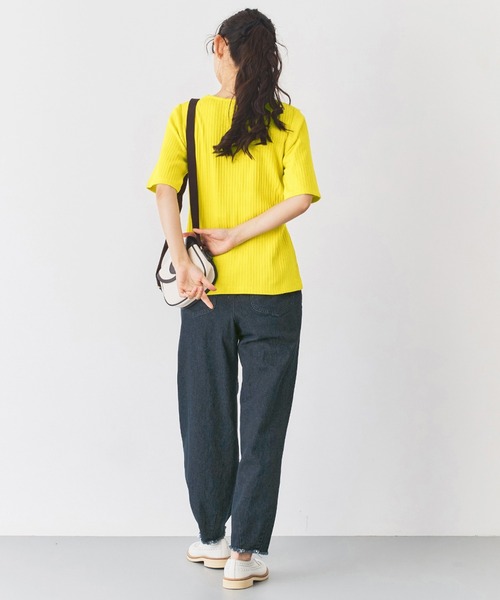 and myera（アンド マイラ）の「ａｎｄ　ｍｙｅｒａ　カーデとＴシャツのセット（アンサンブル・レディース・イエロー/ブルー・L/M/LL/S）」の4枚目の写真