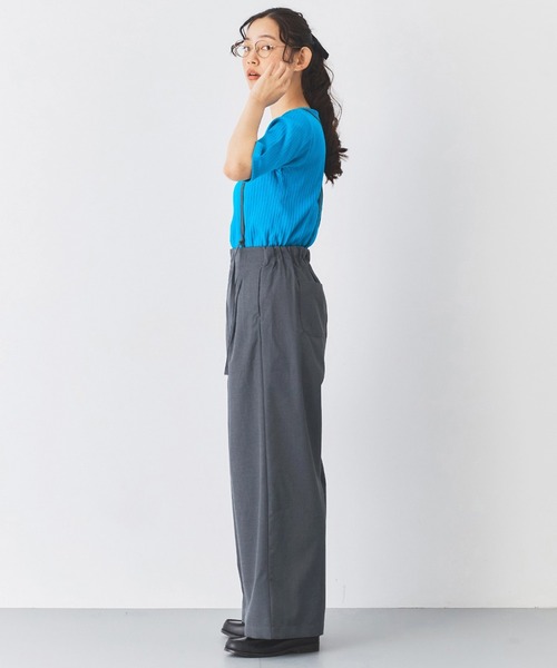 and myera（アンド マイラ）の「ａｎｄ　ｍｙｅｒａ　カーデとＴシャツのセット（アンサンブル・レディース・イエロー/ブルー・L/M/LL/S）」の21枚目の写真