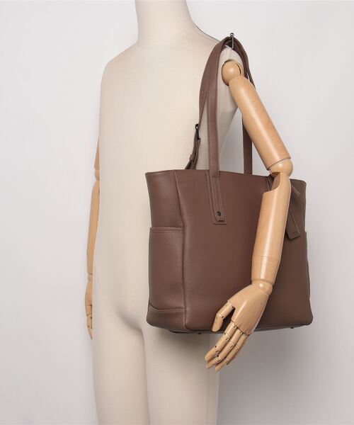 SOLATINA（ソラチナ）の「SBI-00001　シュリンクレザートート（トートバッグ・メンズ・ネイビー/ブルー/グレイッシュベージュ/チョコ/カーキ/ブラック/ライトブラウン・FREE）」の20枚目の写真