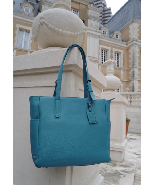 SOLATINA（ソラチナ）の「SBI-00001　シュリンクレザートート（トートバッグ・メンズ・ネイビー/ブルー/グレイッシュベージュ/チョコ/カーキ/ブラック/ライトブラウン・FREE）」の9枚目の写真