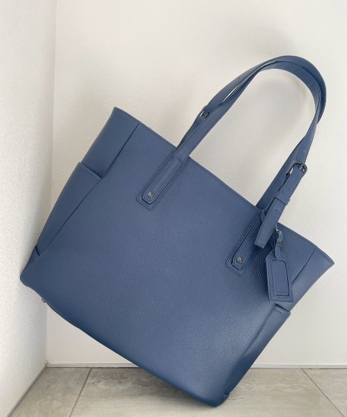 SOLATINA（ソラチナ）の「SBI-00001　シュリンクレザートート（トートバッグ・メンズ・ネイビー/ブルー/グレイッシュベージュ/チョコ/カーキ/ブラック/ライトブラウン・FREE）」の13枚目の写真