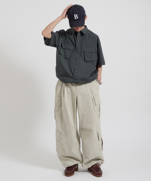 WTAPS ベージュ カーゴパンツ ゴムウエスト WTAPS カーゴパンツ X02 M - メルカリ