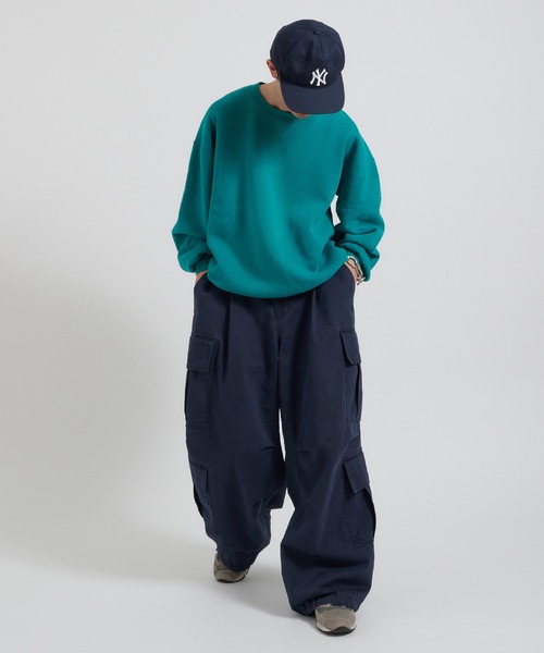 Perushu(ペルーシュ)の「ユーティリティドレープドローストリングバギーカーゴ(カーゴパンツ・メンズ・アイボリー/ネイビー/カーキ/ボルドー・MEDIUM/SMALL/LARGE)」の16枚目の写真
