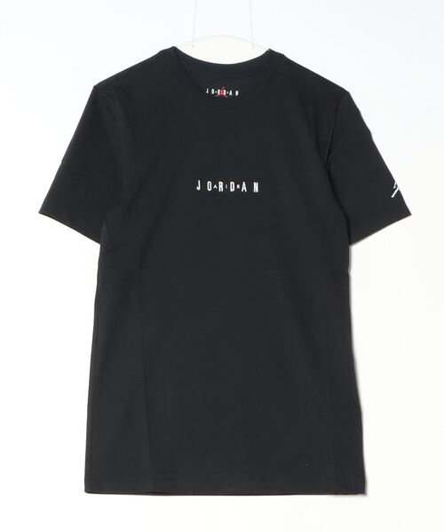 JORDAN BRAND（ジョーダンブランド）の「ジョーダン  M J EMB JORDAN AIR CREW（Tシャツ/カットソー・メンズ・レッド/ターコイズブルー/ホワイト×ブラック/ブラック×ブルー・SS/S/M/L/2XL/XL/3XL）」の3枚目の写真