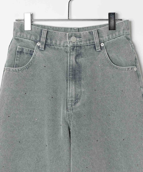 Heather(ヘザー)の「ビジューカーブデニムパンツ 491005(デニムパンツ・レディース・ブルー/ブラック・S/M)」の10枚目の写真