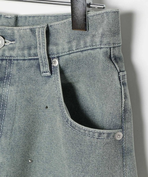 Heather(ヘザー)の「ビジューカーブデニムパンツ 491005(デニムパンツ・レディース・ブルー/ブラック・S/M)」の9枚目の写真